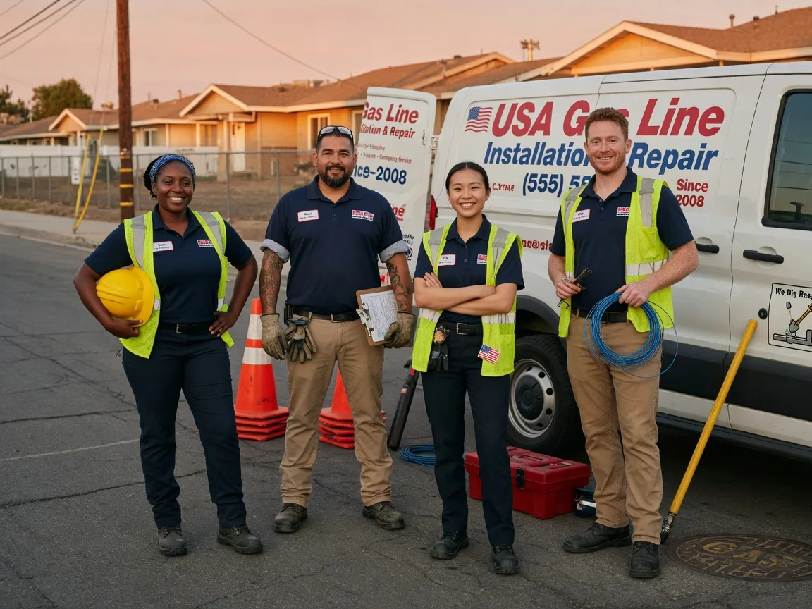 Gas Line Installation company in Rule, TX